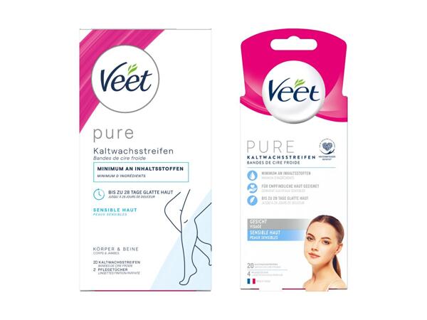 Bandelettes de cire froide Veet