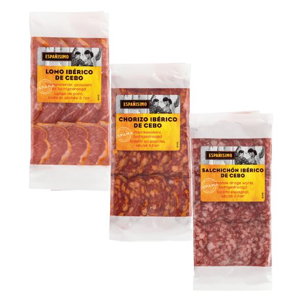 Lomo, chorizo of salchichón