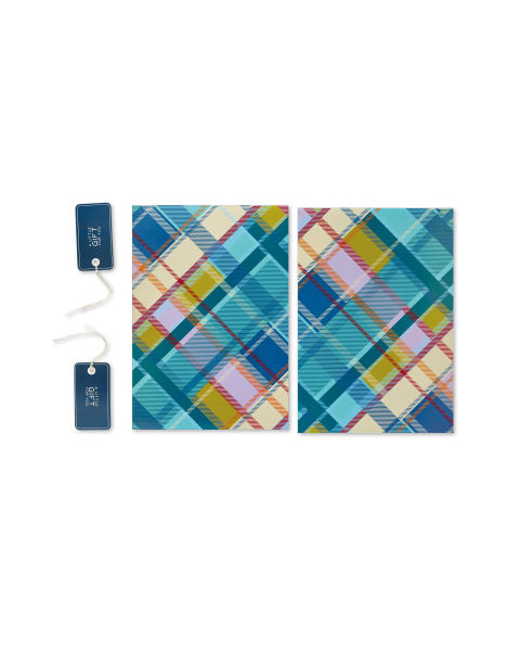 Check Wrapping Paper & Tags