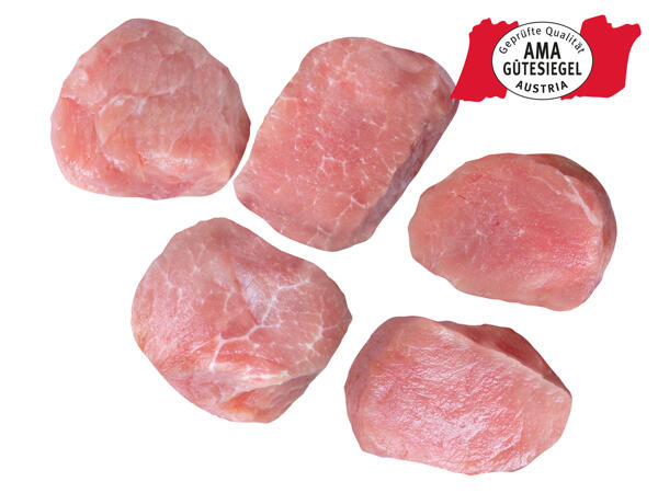 Frische Schweine-Medaillons