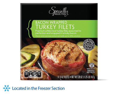 Specially Selected Bacon Wrapped Turkey Filets