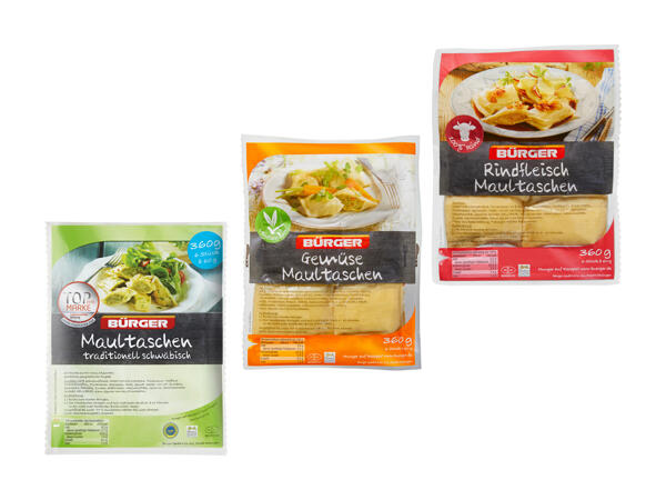 Pasta ripiena della Svevia Bürger (solo in Ticino e nella Svizzera tedesca)