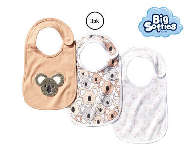 Big Softies Infant Bibs 3pk