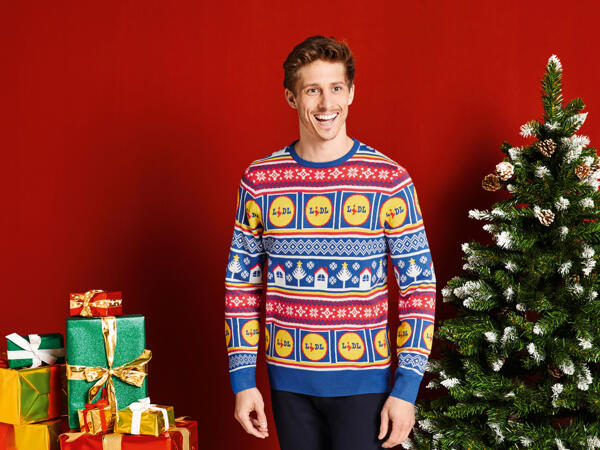Men's Christmas Jumper "Lidl"