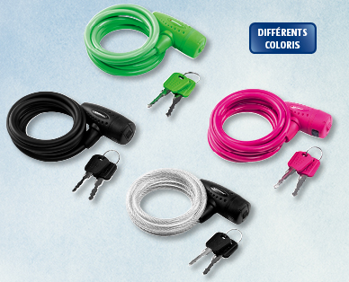 Antivol à spirale pour vélo BIKEMATE(R)