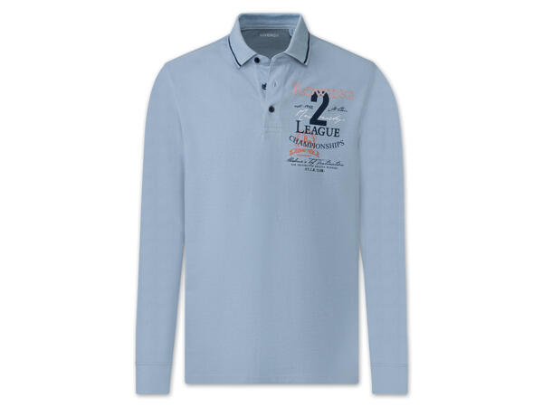 Herren Langarm-Poloshirt