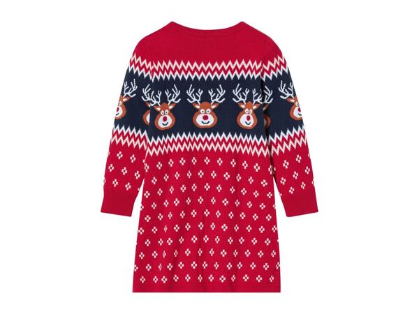 Lupilu Younger Kids' Christmas Jumper Dress