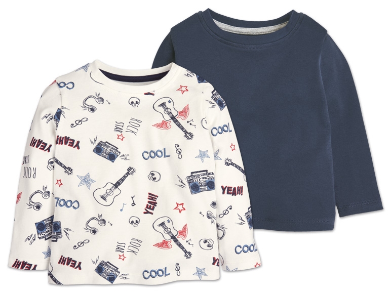 LUPILU(R) Baby Langarmshirts, 2 Stück