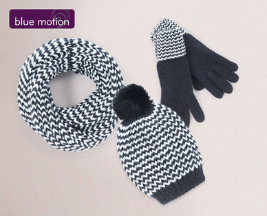BLUE MOTION Damen-Winter-Accessoires, 3-teilig