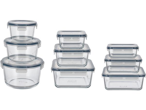 Matlådor i glas, 3-pack