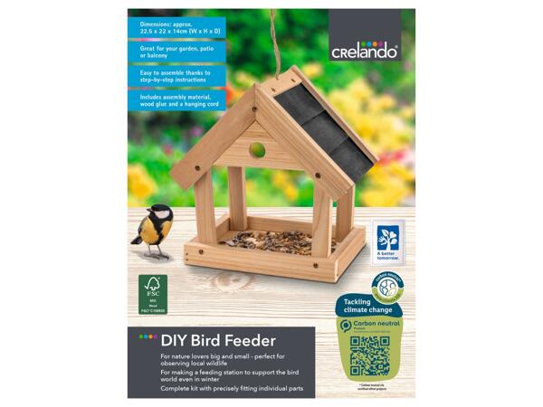 Crelando Insect Hotel/Bird Feeder