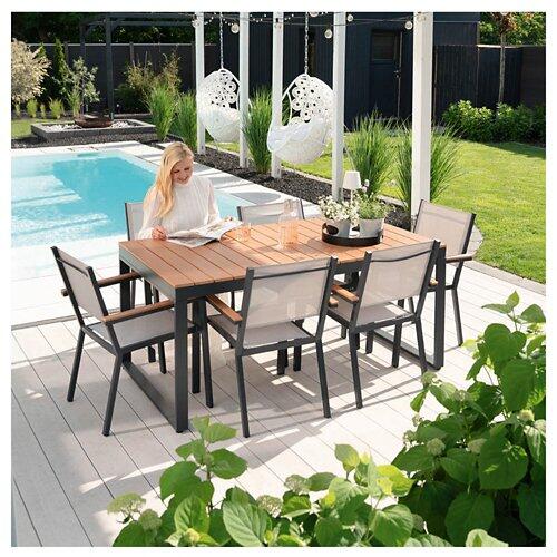 HOME DELUXE Garten Sitzgruppe SIERA SEDIA