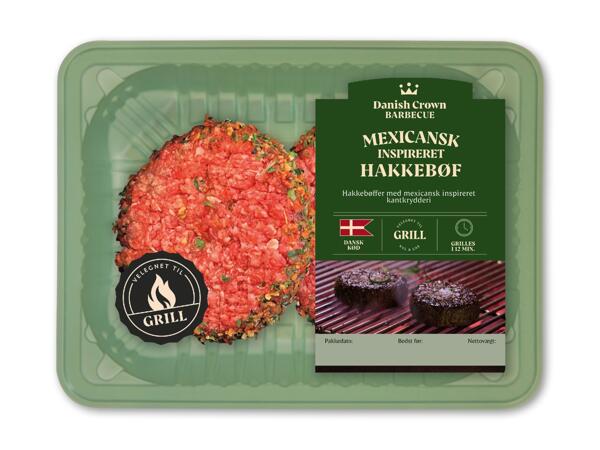 Kantkrydrede hakkebøffer