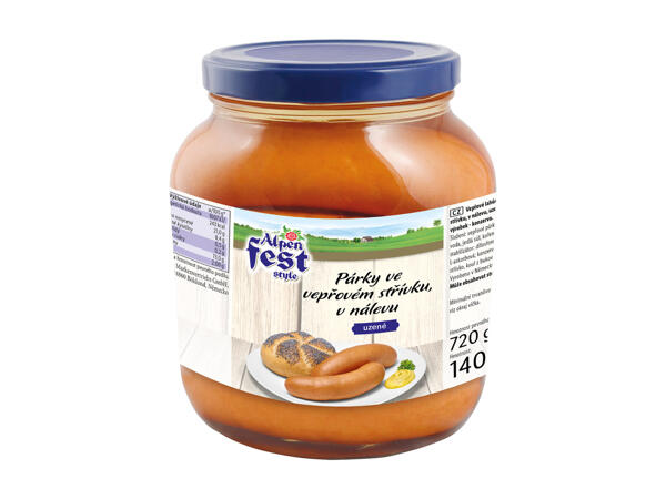 VEPŘOVÉ LAHŮDKOVÉ PÁRKY