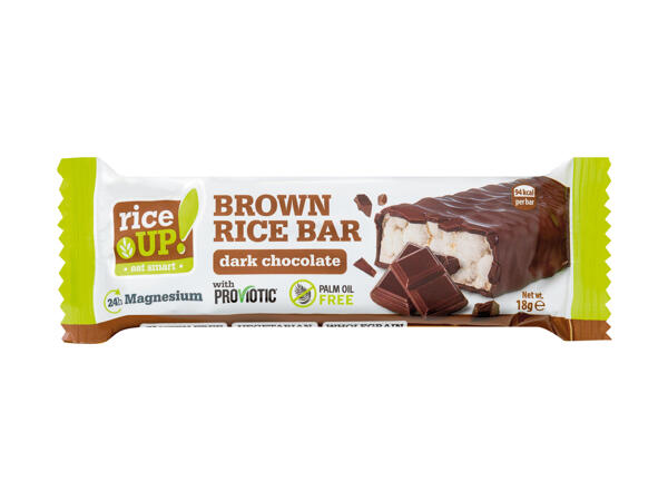 Popped Brown Rice Bar with Dark Chocolate