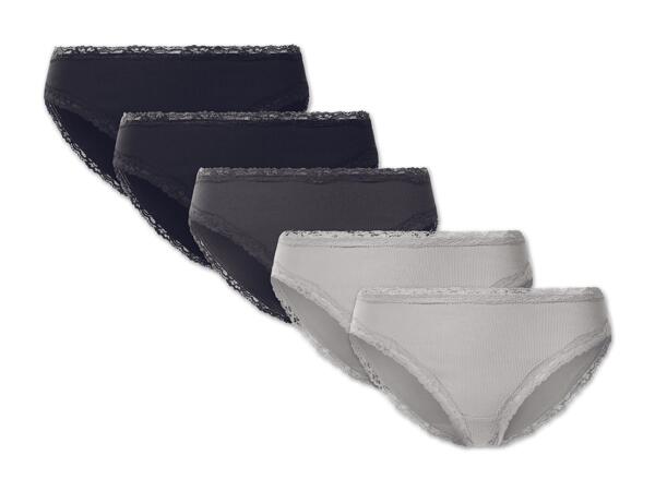 Damen Slip, 5 Stück