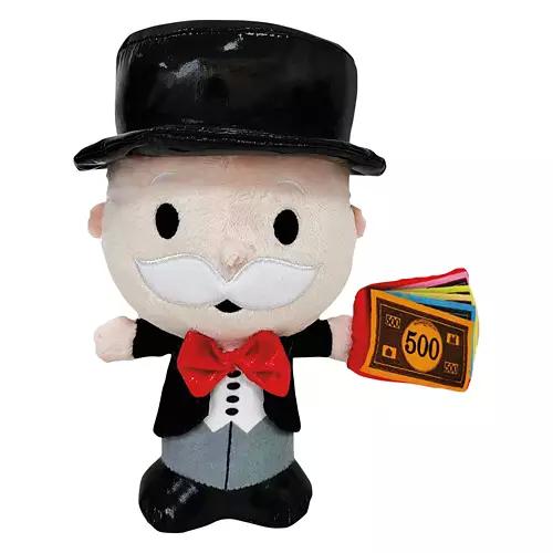 Mr. Monopoly Plush Shaped Dog Toy