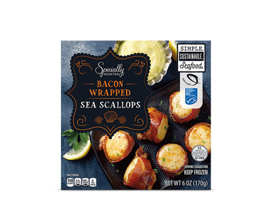 Specially Selected Bacon Wrapped Scallops - Aldi - US - Specials archive