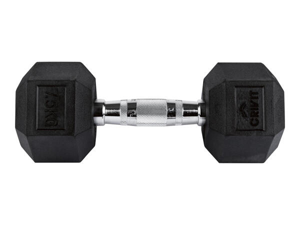 Crivit 7.5kg Hex Dumbbell