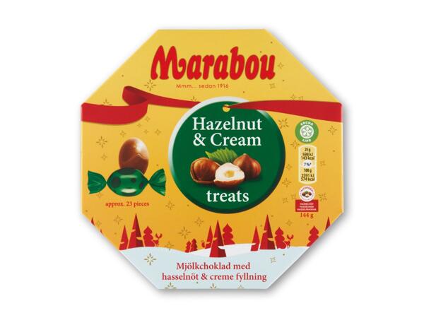 MARABOU Hasselnød og creme treats eller Oreo treats