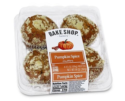 Bake Shop 
 Apple Cinnamon or Pumpkin Muffins