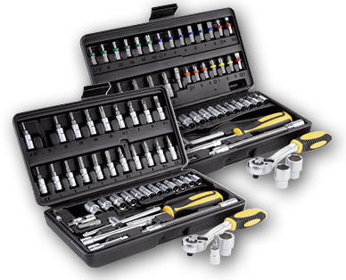 Set di chiavi a bussola, 47/53 pezzi WORKZONE(R)
