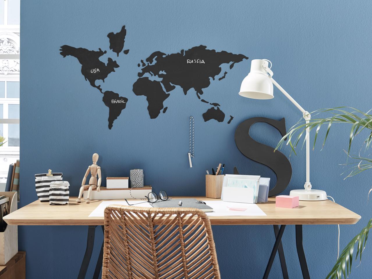 United Office Scratch Off World Map or Chalkboard World Map1