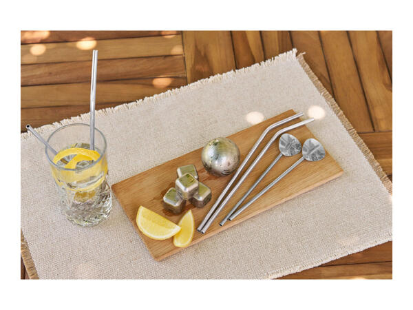 Ernesto Stainless Steel Straws / Ice Cubes
