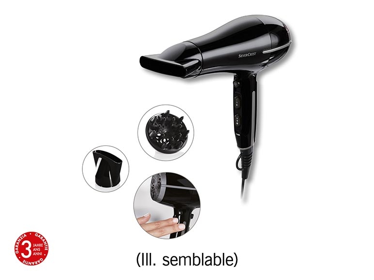 Sèche-cheveux à technologie ionique ***Cet article est disponible uniquement en Suisse romande.***