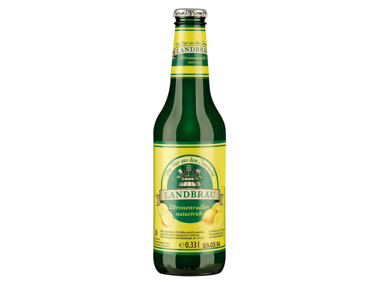 LANDBRÄU Zitronenradler naturtrüb