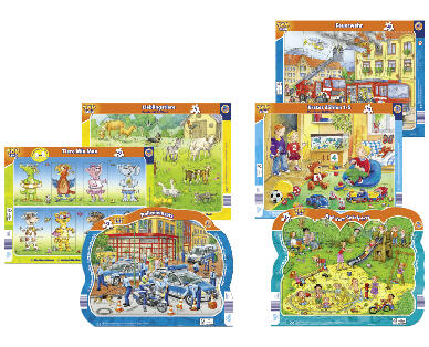 TOYLINO 
 PUZZLE CON CORNICE PER BAMBINI