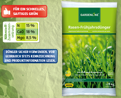 GARDENLINE(R) Rasen-Frühjahrsdünger