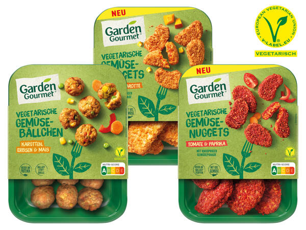 Vegetarische Gemüse-Nuggets/Gemüse-Bällchen