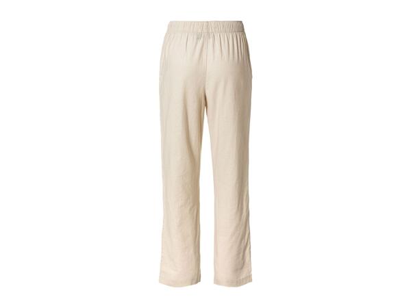 Esmara Ladies' Linen Blend Trousers