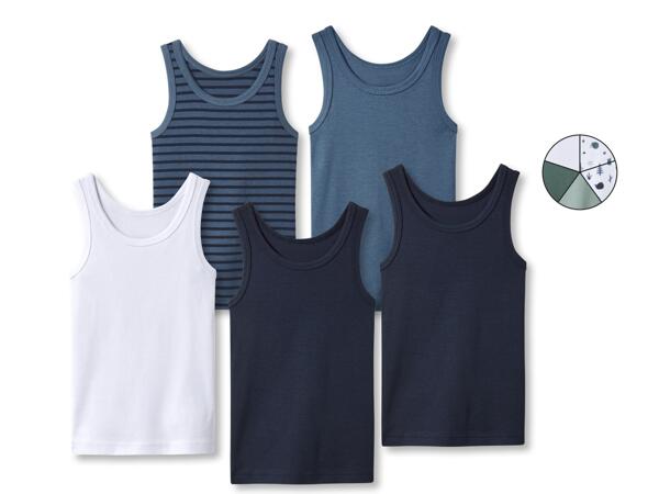 Boys' Vests, 5 Pieces