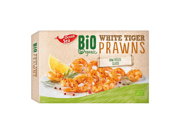Organic White Tiger Prawns