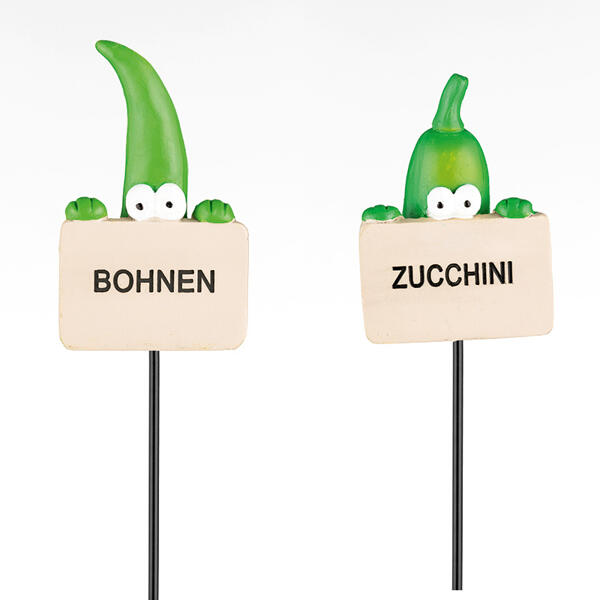 Lustige Gemüsestecker