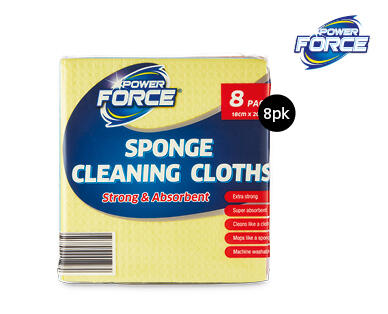 Wonder Cloths 3pk, Sponge Cloths 8pk or Microfibre Cloths 5pk