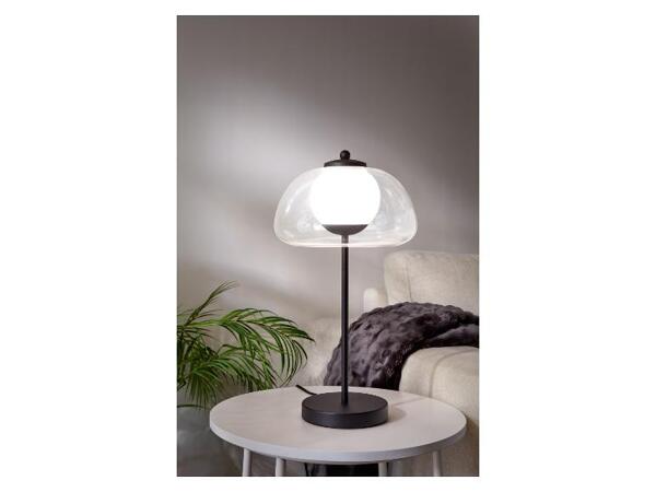 LED-Tischleuchte, Lampenschirm aus hochwertigem Glas