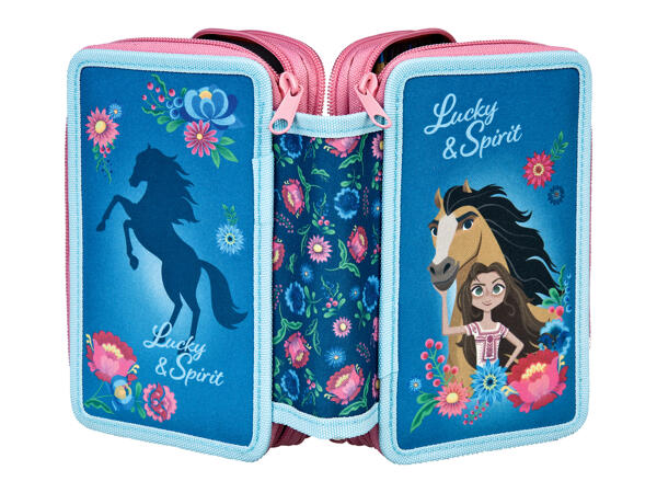 Case with Three Zippers "Minions, Frozen, Spiderman, Spirit"