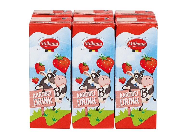 Aardbei- of perzikdrink