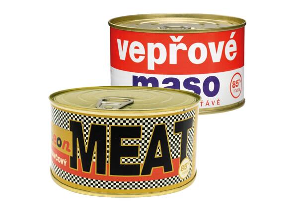 VEPŘOVÉ MASO VE VLASTNÍ ŠŤÁVĚ / LUNCHEON MEAT
