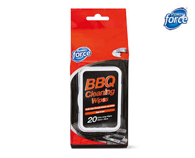POWERFORCE BBQ CLEANING WIPES 20PK