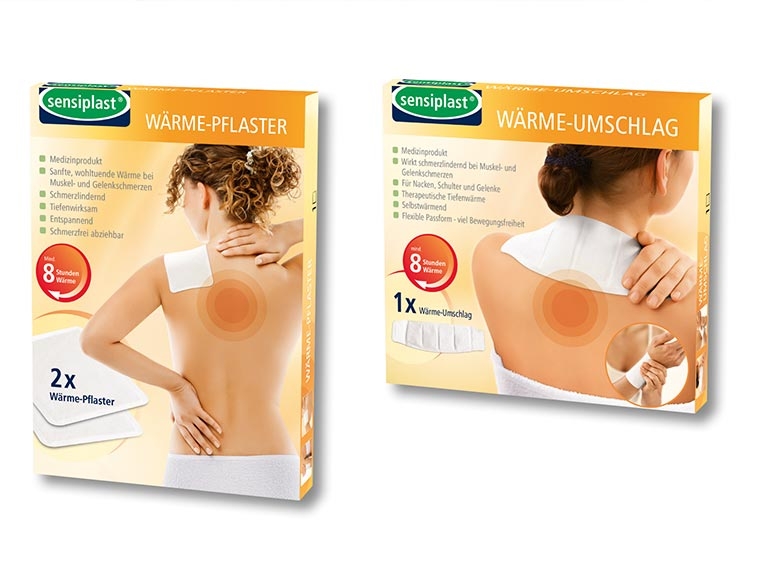 Compresse chauffante, 1/ 2 pièces