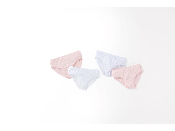 Girls' briefs, 4 pieces