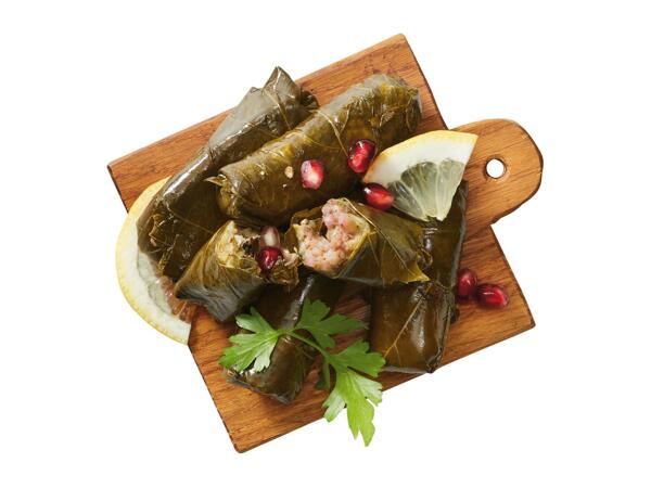 Eridanous Stuffed Vine Leaves with Rice, Pomegranate Syrup & Spices