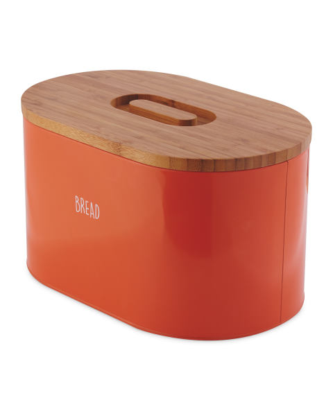 Crofton Orange Bread Bin