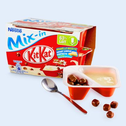 Yaourts avec KitKat, pack de 2