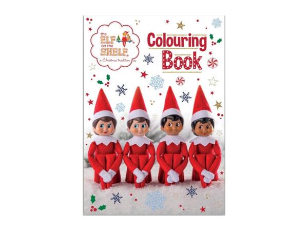 Elf on the Shelf Colouring Book