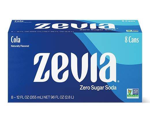 Zevia Zero Calorie 8pk Soda